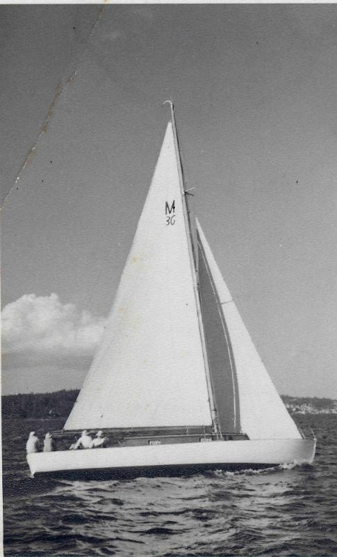 HINEMOA in 1950 on Lake Maquarie NSW