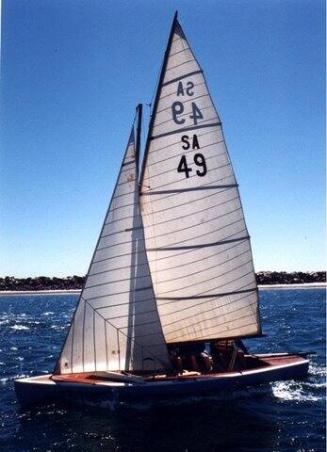 SEA ROVER racing In South Australia, probably during the 1960s.