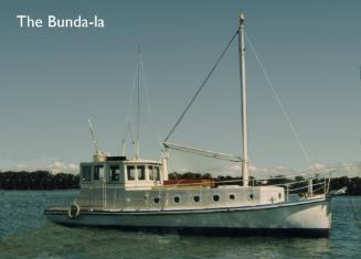BUNDA-LA as it was before being converted to a fishing boat in the 1980s.