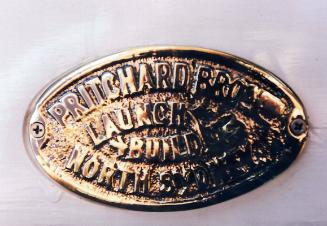 The Pritchard builder's plate