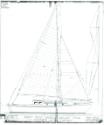 BUNGOONA's original sail plan from 1946